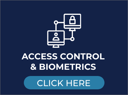 access control & biometrics link button and text