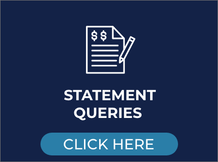 statement queries link button and text
